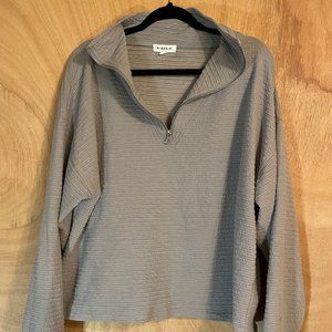 Kinesis Women's Quarter Zip Pullover Gray Size‎ XL